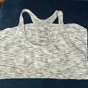Lululemon White Marl Tank